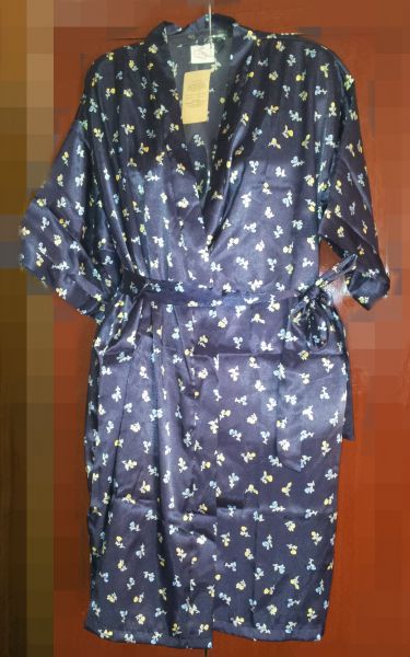 Robe em Seda Estampado